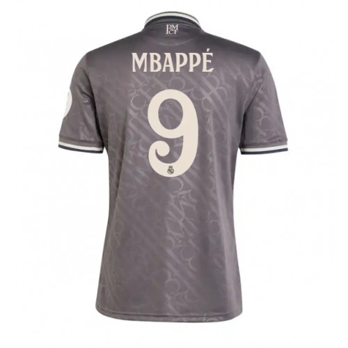 Dres Real Madrid Kylian Mbappe #9 Rezervni 2024-25 Kratak Rukav